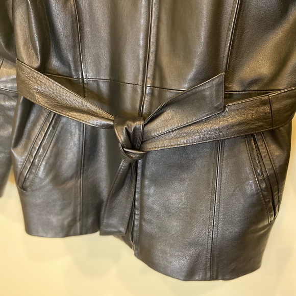 FAIRWEATHER REAL LEATHER JACKET - Picture 9 of 11